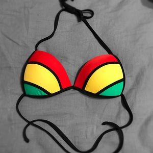Rasta Bikini Top ❤️💛💚